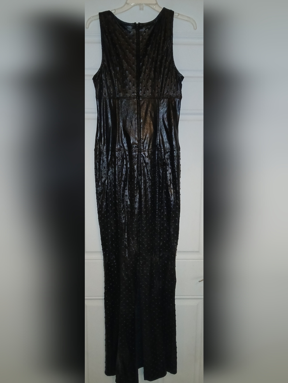 Vintage Lip Service LA Black Gothic  Dress Size Large Y2K - Picture 3 of 5